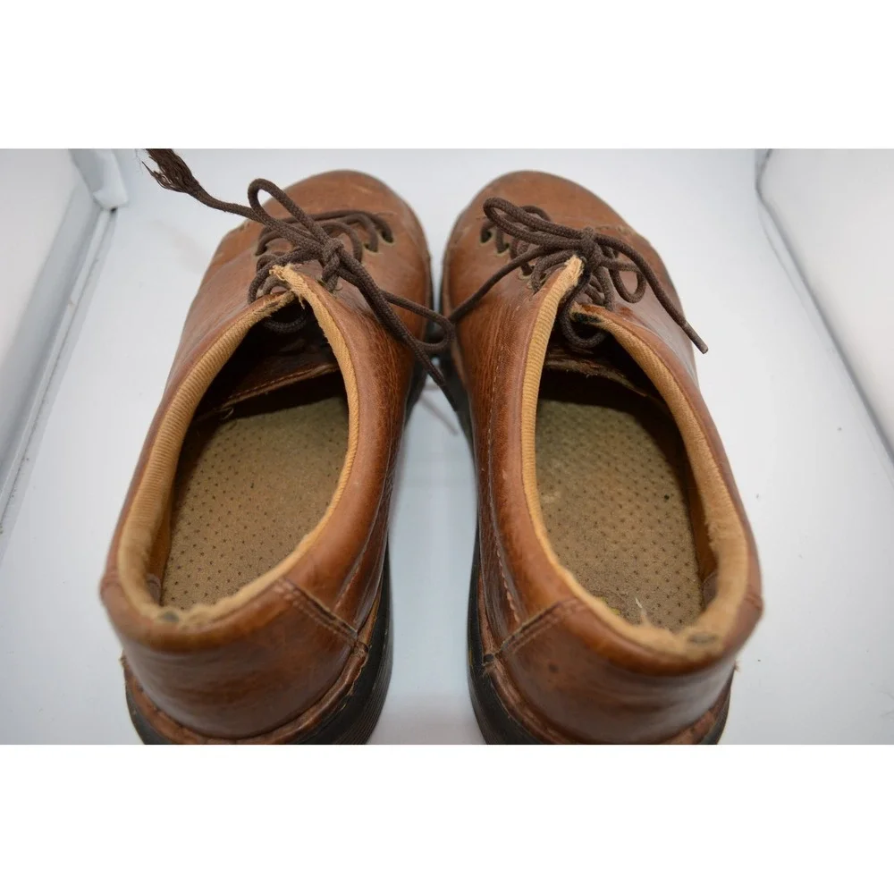 Dr Martens Healy Mens Brown Leather Lace Up‎ Shoes Size 9 USM/10 USL